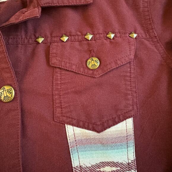 Ariat Womens La Madre Jacket Large EUC Aztec Yellowstone Rodeo Native American - Picture 6 of 14